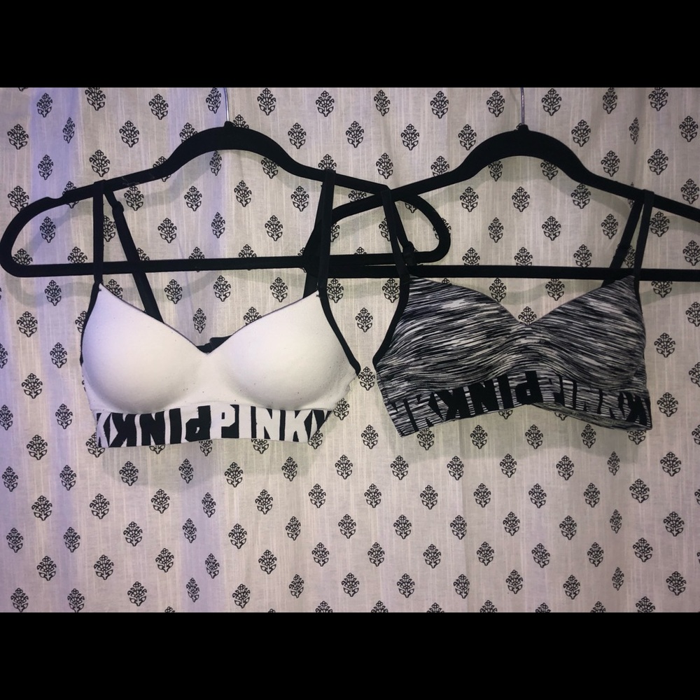 2 vs pink “wear everywhere wireless” bras size XS